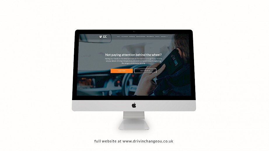 Website created for Driving Change.