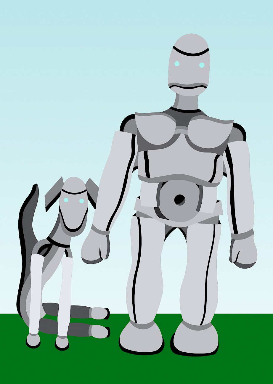 Robot and Dog