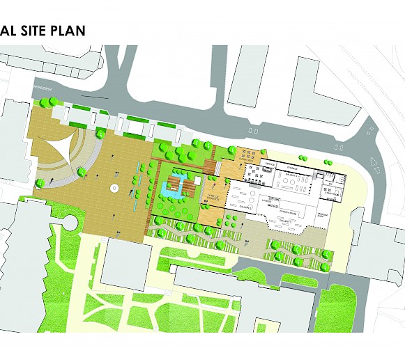 Site Plan,COVENTRY DESIGN MUSEUM AND SQUARE,Coventry, Research and Design Studio 2