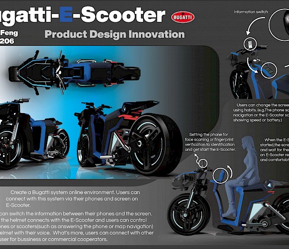 BUGATTI E-scooter Design